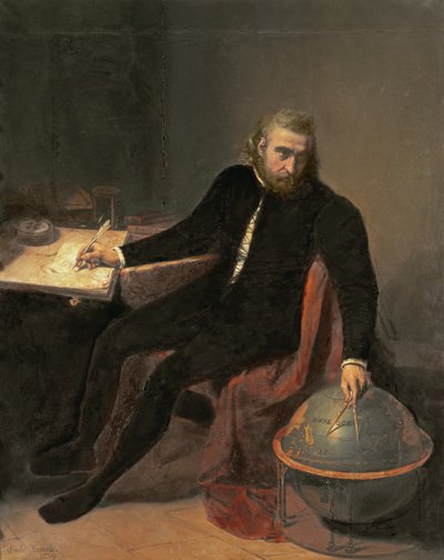 Christopher Columbus, 1839 by Emile Lassalle